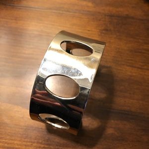 Silver cuff bracelet